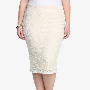 Torrid Lace Overlay Skirt